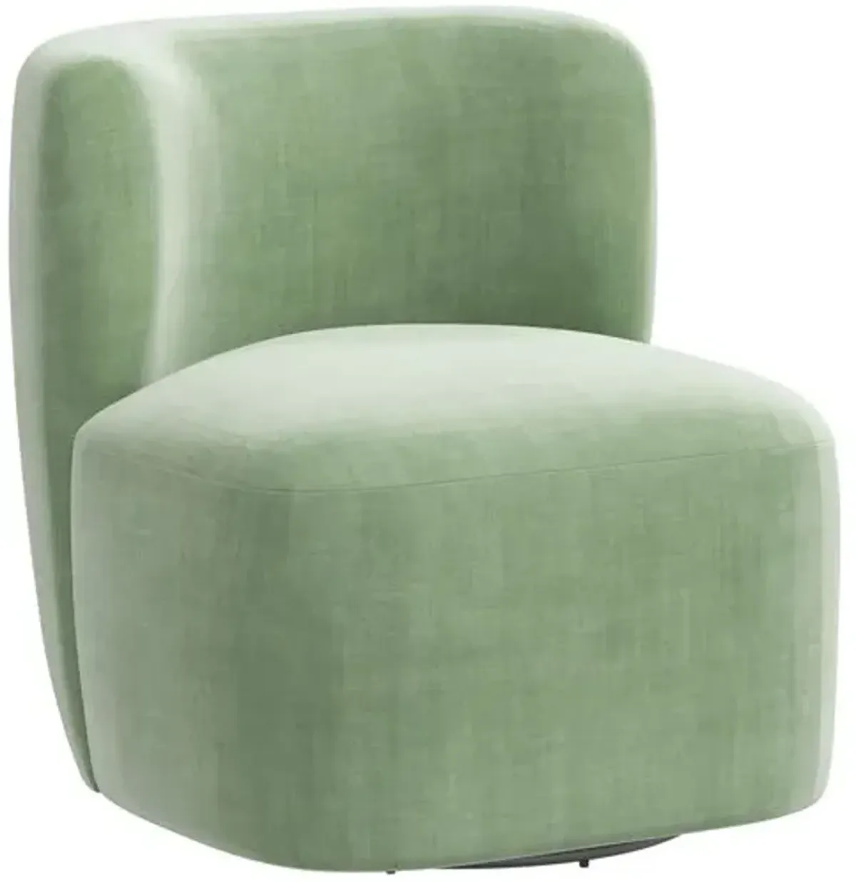 Kinsley Swivel Chair - Velvet - Handcrafted