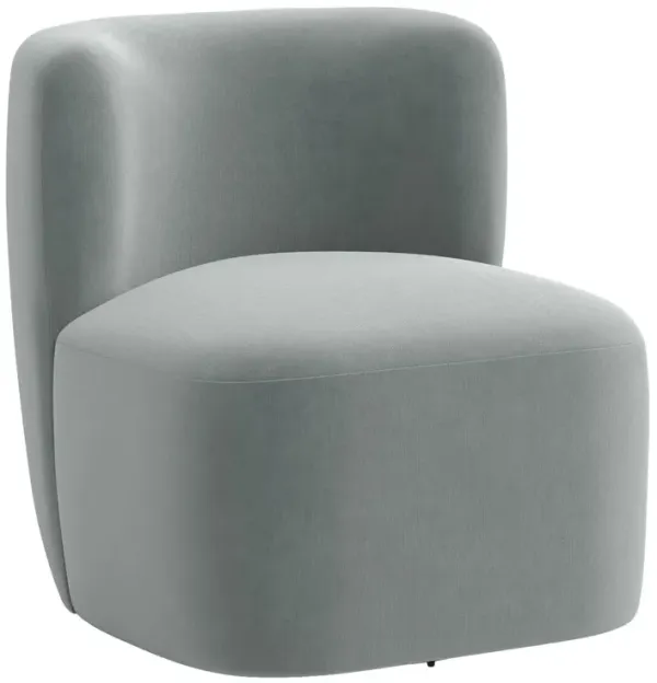 Kinsley Swivel Chair, Performance Velvet