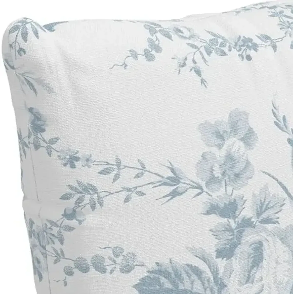 Dahlia Pillow - Dusty Blue