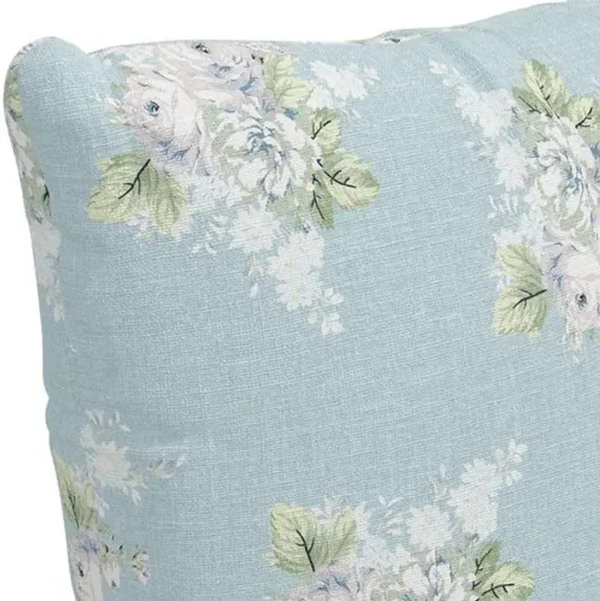 Bluebell Bouquet Pillow - Light Blue