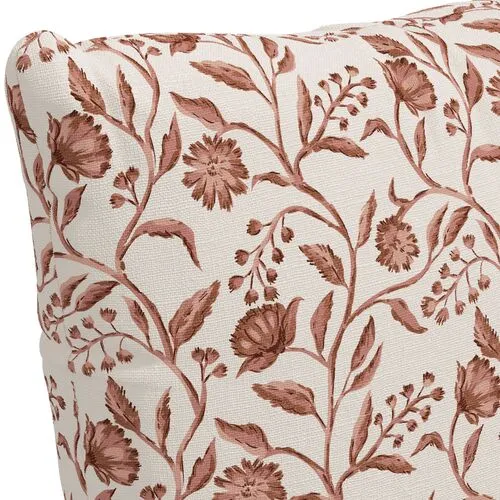 Renata Pillow - Floral Mauve