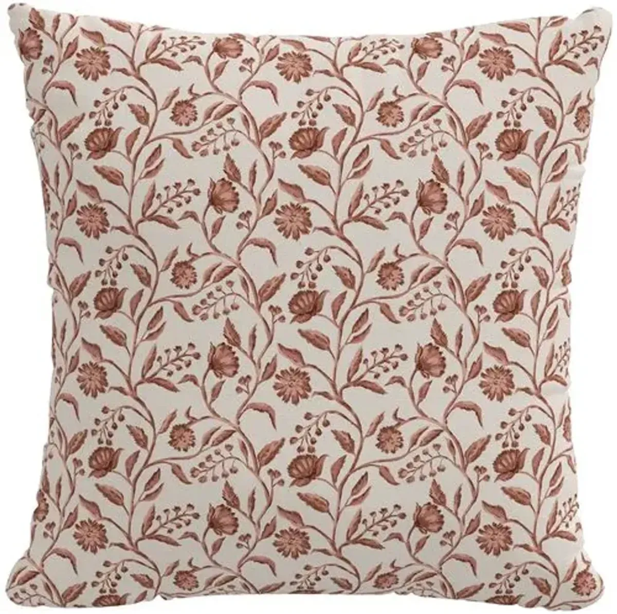 Renata Pillow - Floral Mauve