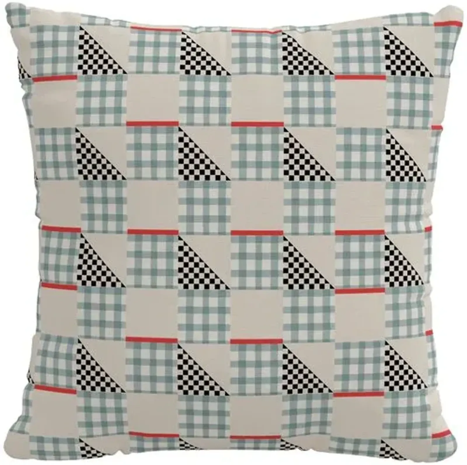 Maja Pillow - Scandinavian Quilt Multi