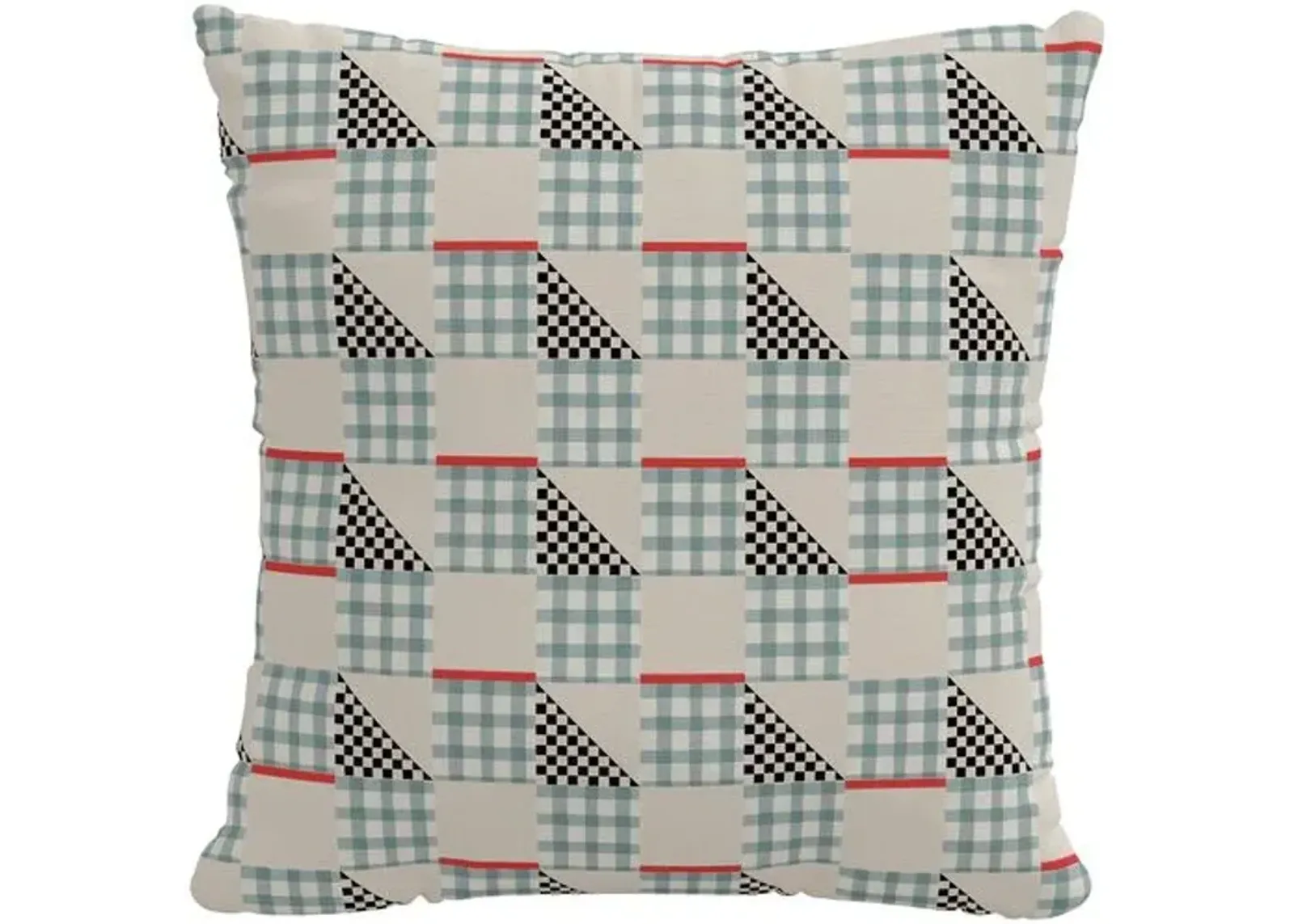 Maja Pillow - Scandinavian Quilt Multi