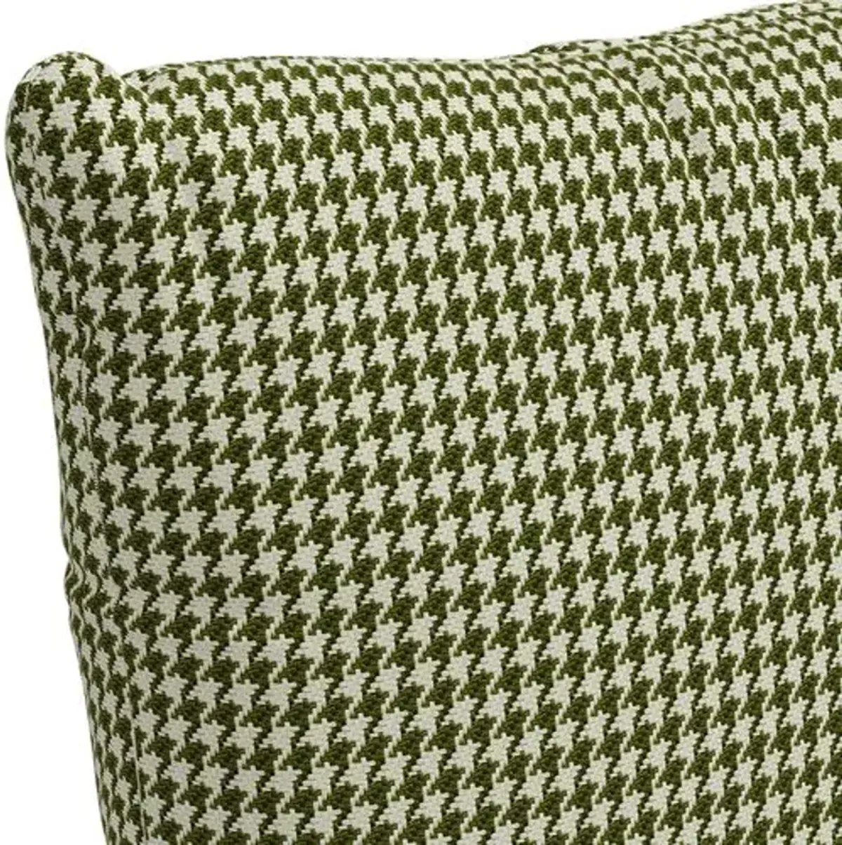 Henry Pillow - Houndstooth Avocado