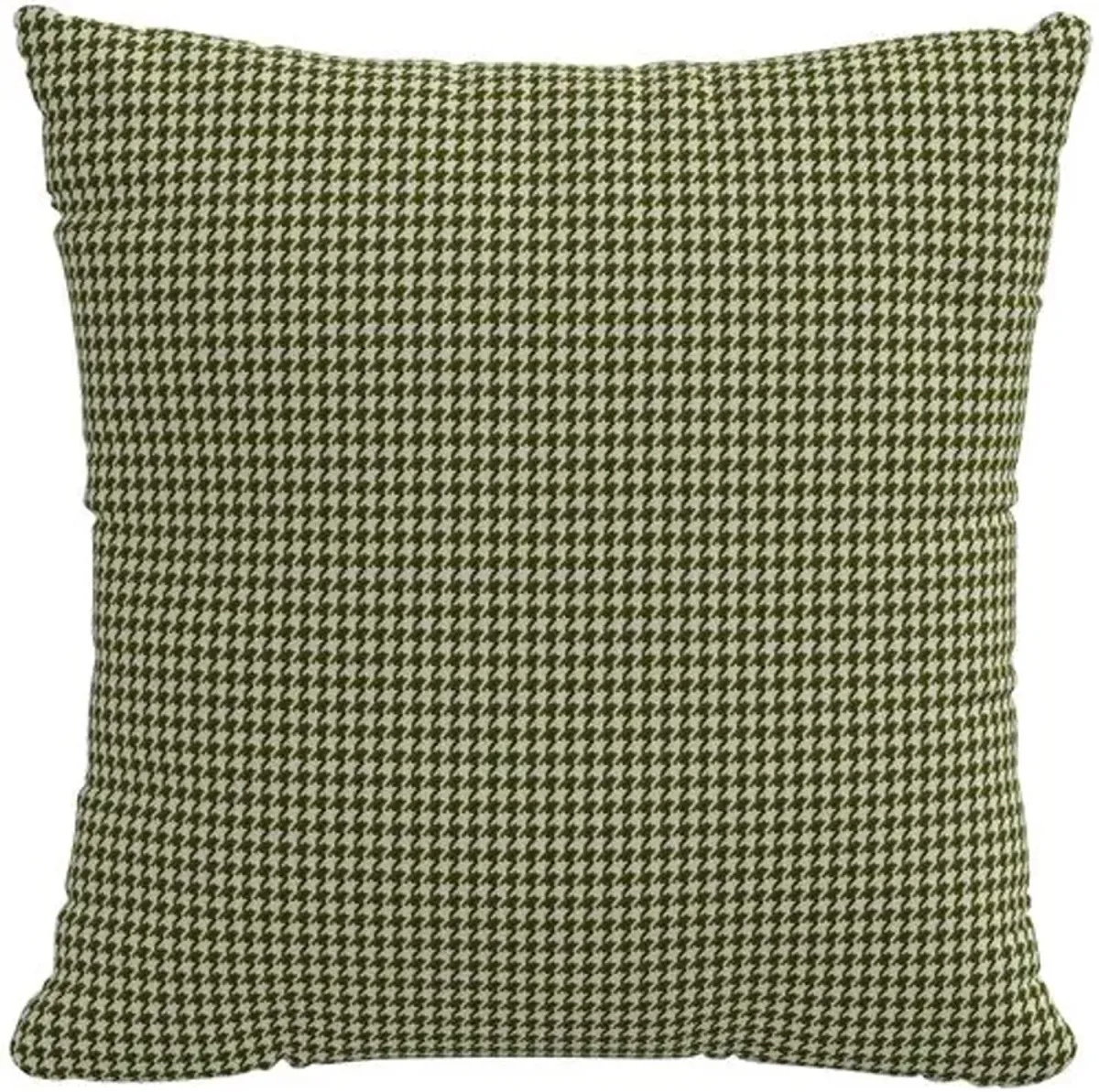 Henry Pillow - Houndstooth Avocado