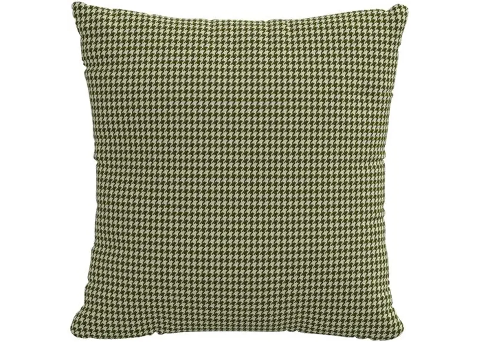 Henry Pillow - Houndstooth Avocado