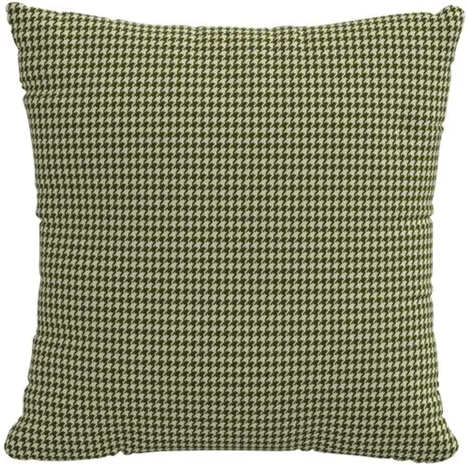 Henry Pillow - Houndstooth Avocado