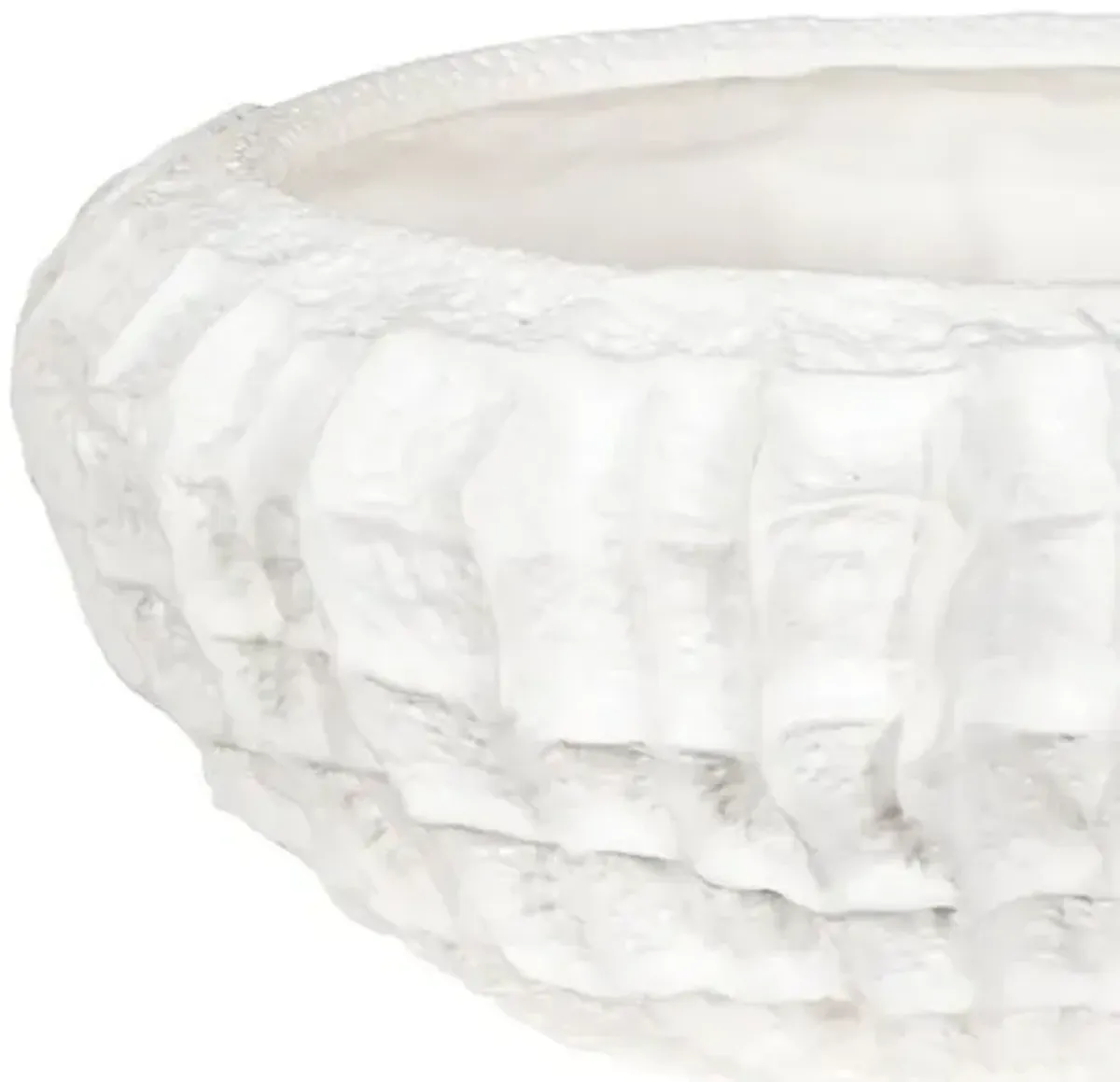 Caspian Ceramic Bowl - White - Regina Andrew