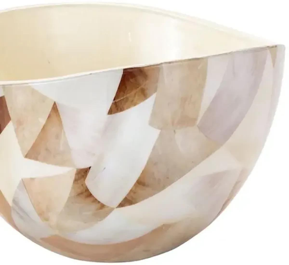 Jake Patchwork Bowl - Natural - Regina Andrew - Ivory