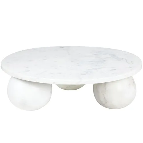 Marlow Marble Plate - Regina Andrew - White