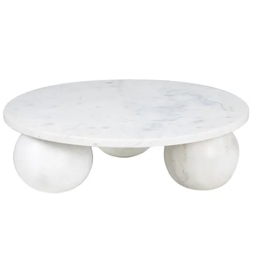 Marlow Marble Plate - Regina Andrew - White