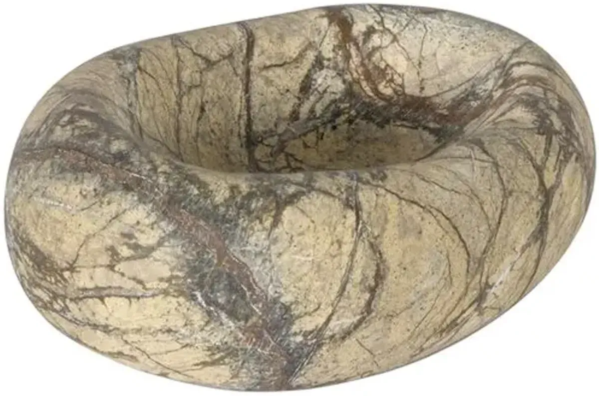 Lagoon Marble Bowl - Regina Andrew - Brown