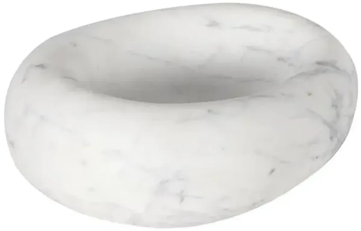 Lagoon Marble Bowl - Regina Andrew - White