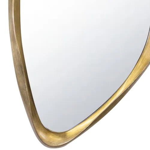 Galet Wall Mirror - Antique Gold Leaf - Regina Andrew