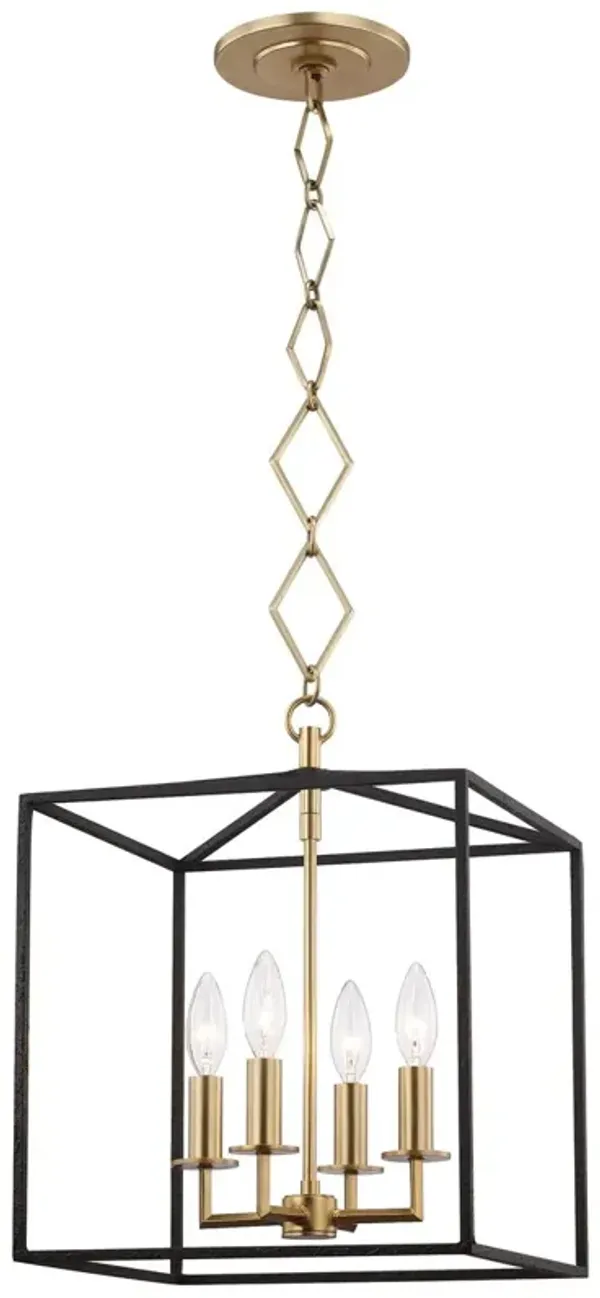 Richie Lantern Pendant - Gold