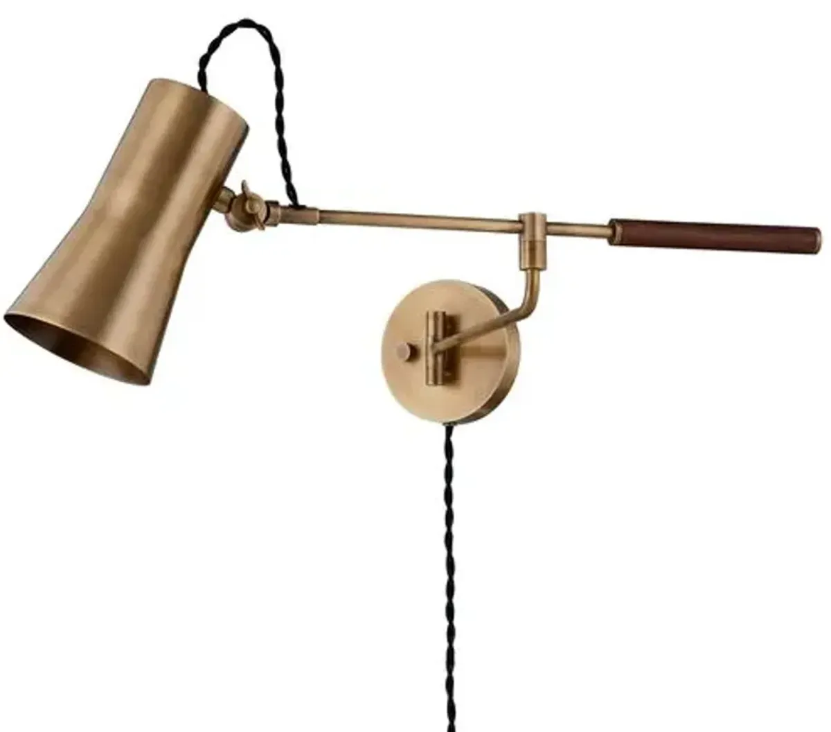 Lauren Liess - Novel Plug-In Wall Sconce - Brown