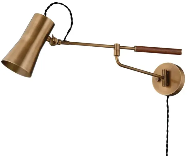 Lauren Liess - Novel Plug-In Wall Sconce - Brown