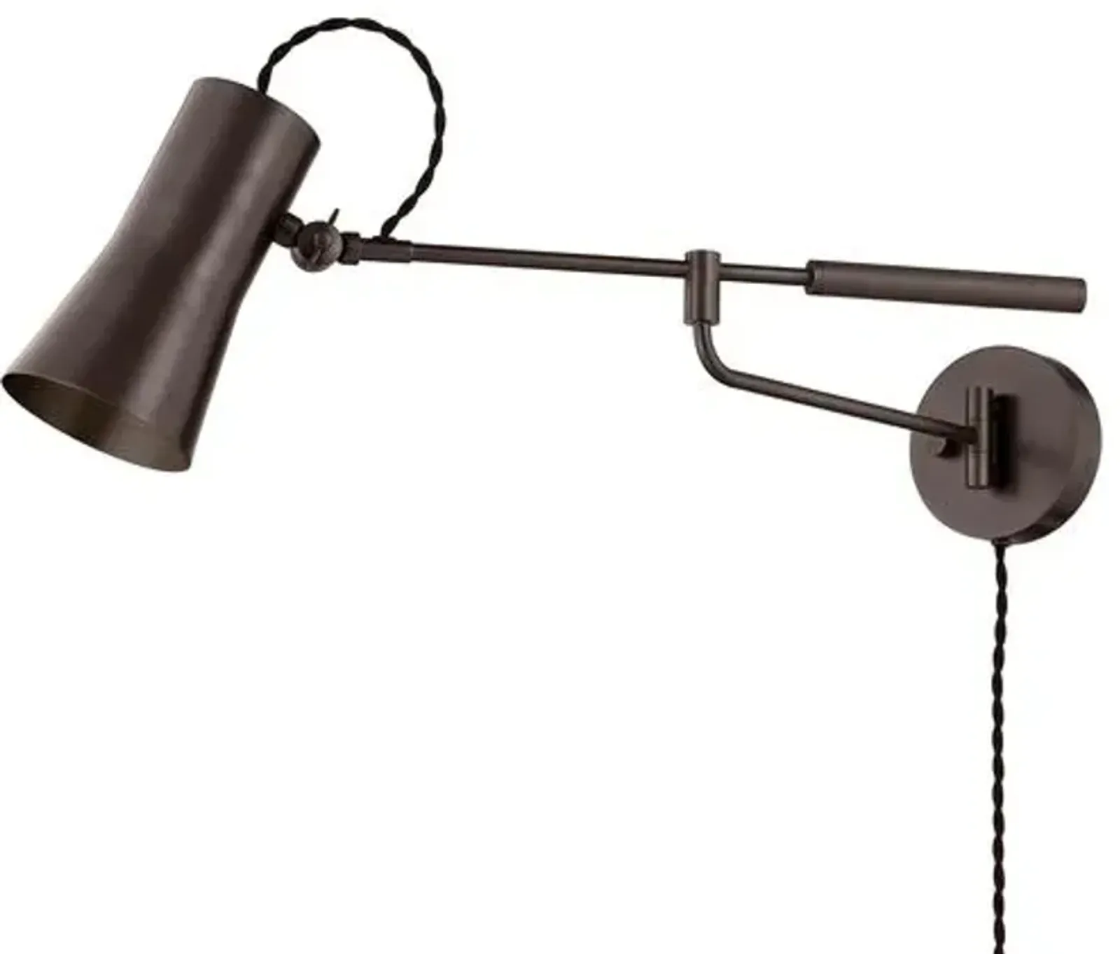 Lauren Liess - Novel Plug-In Wall Sconce - Brown