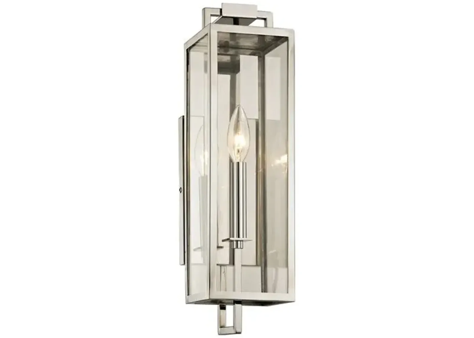 Beckett Outdoor Wall Sconce - Small - Silver