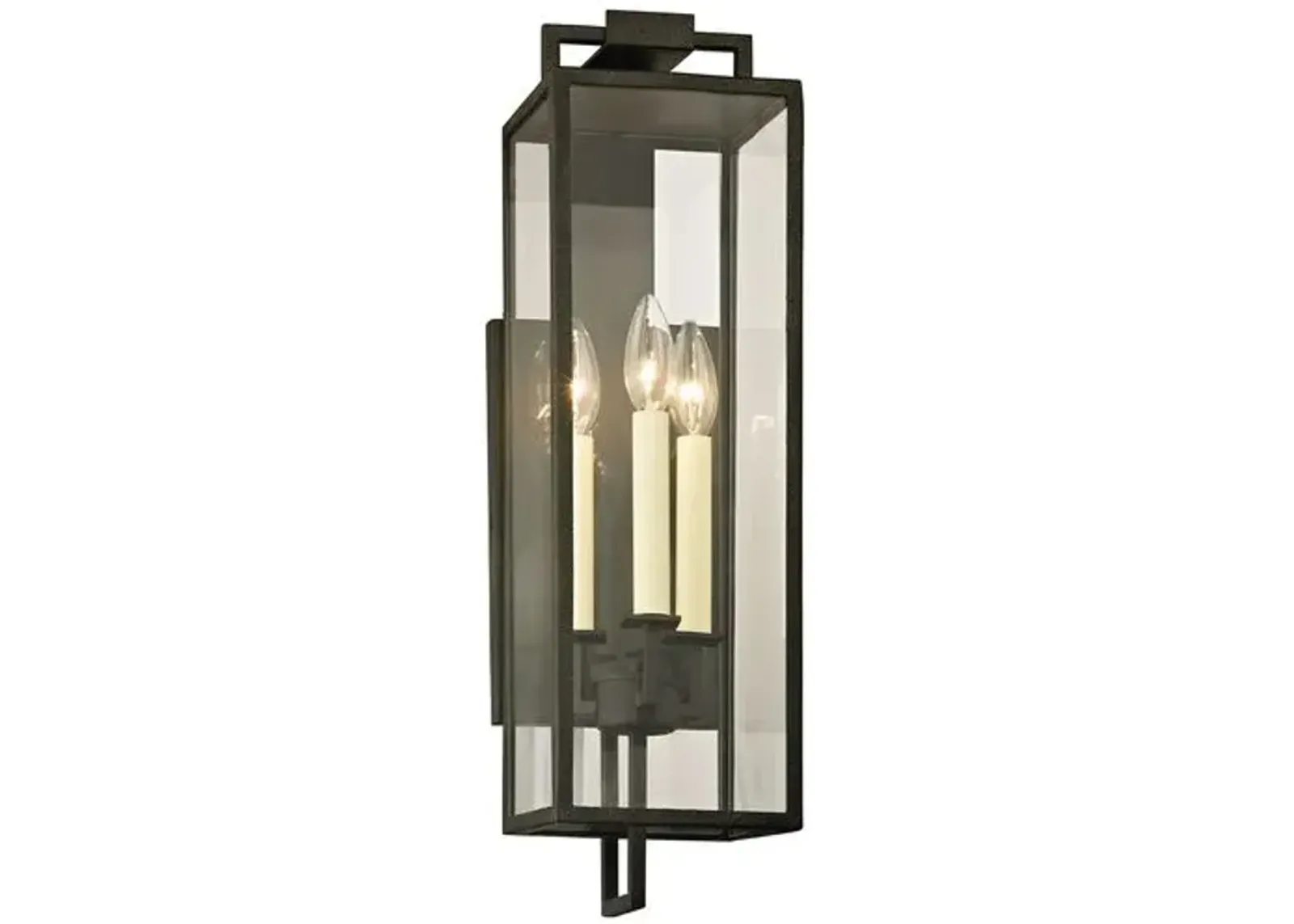 Beckett Outdoor Wall Sconce - Medium - Black