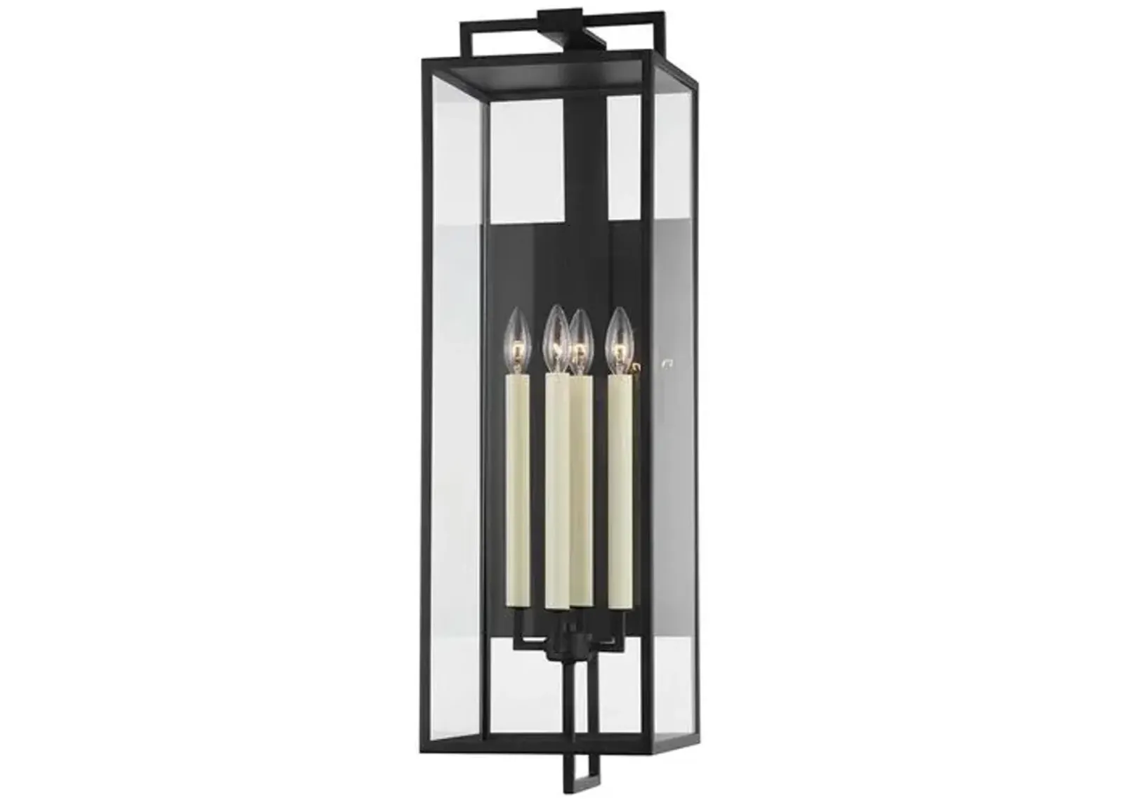 Beckett Outdoor Wall Sconce - Extra Large - Black