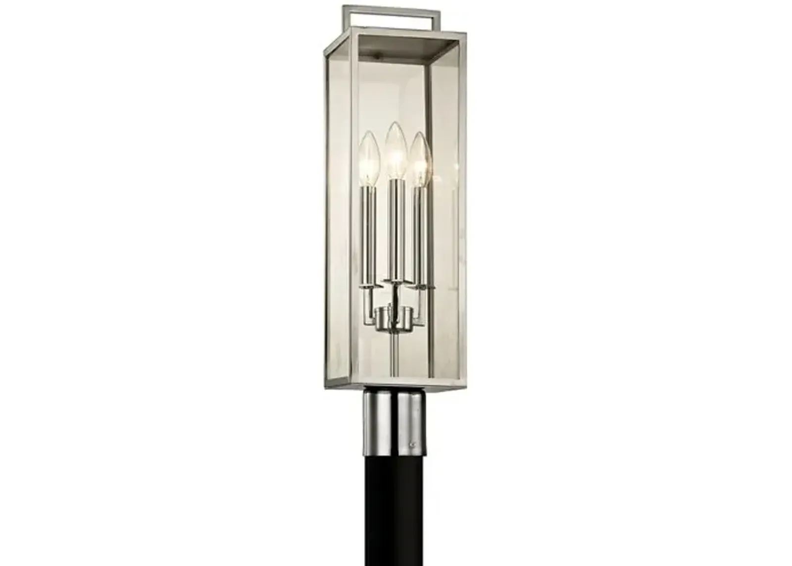 Beckett Outdoor Post Light - Silver