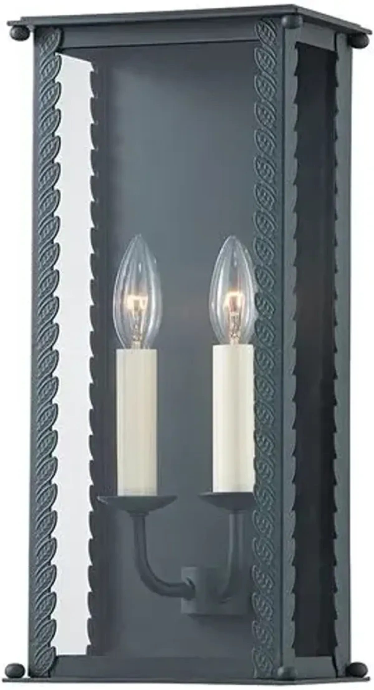 Zuri Outdoor Wall Sconce - Silver