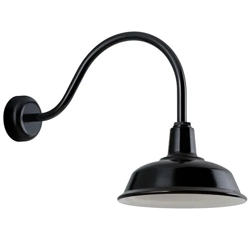 Banks Outdoor Wall Sconce - Black