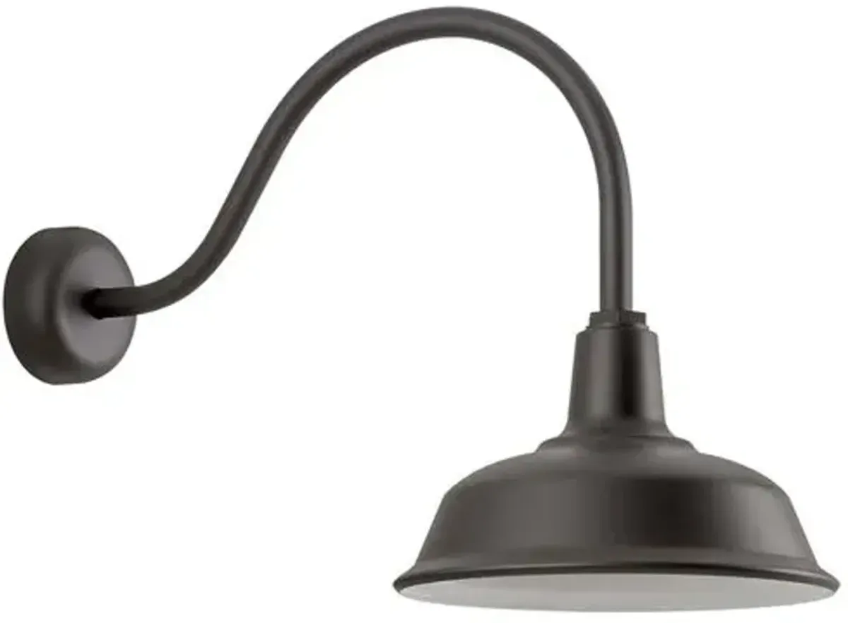 Banks Outdoor Wall Sconce - Black