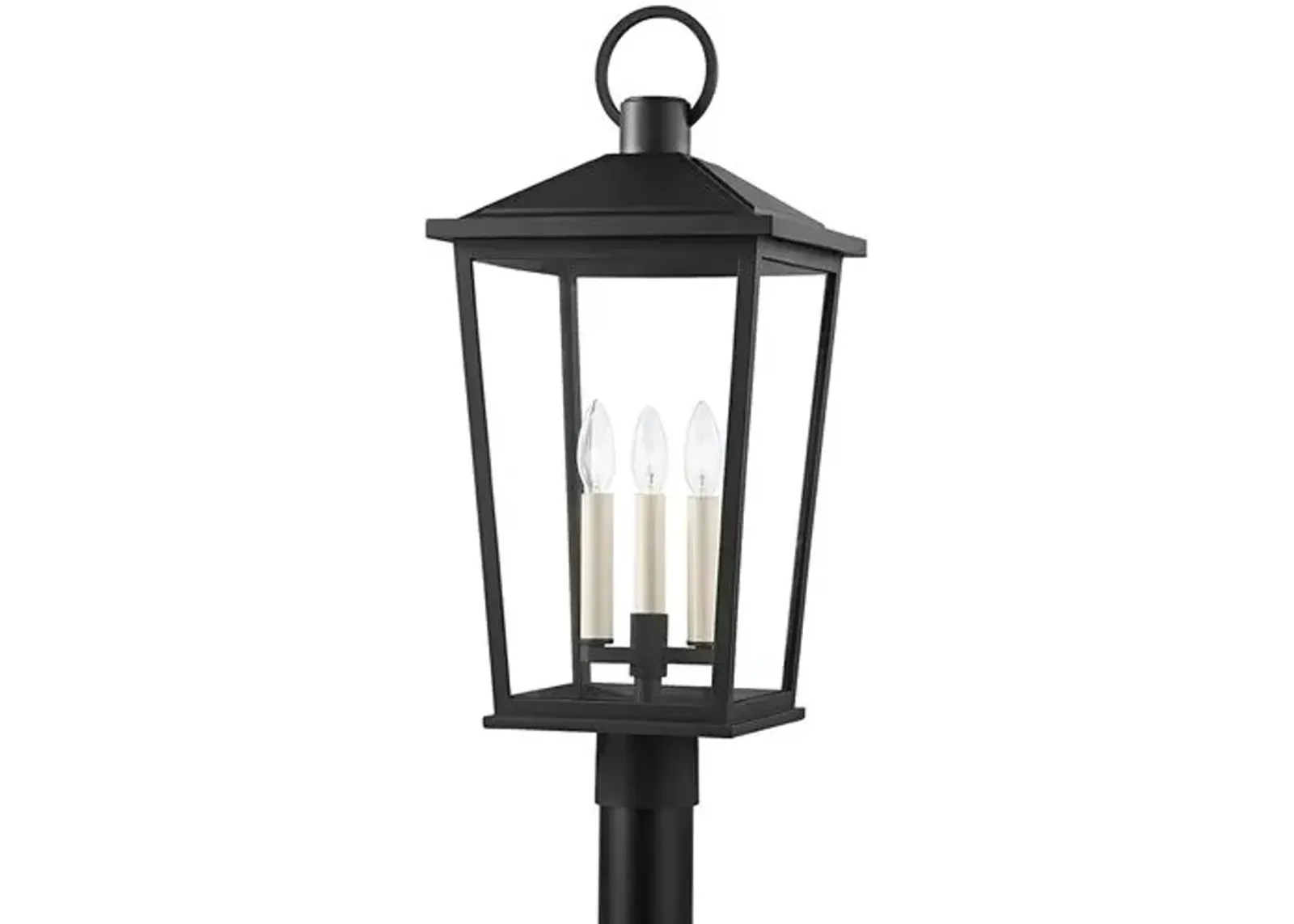 Santos Outdoor Post - Textured Black