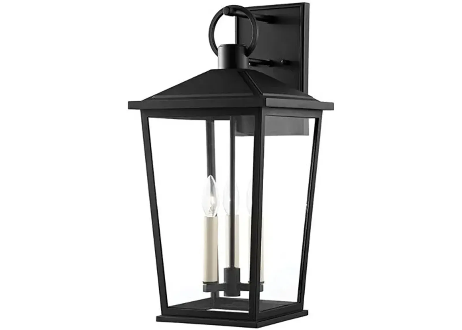 Santos Outdoor Wall Sconce - Textured Black