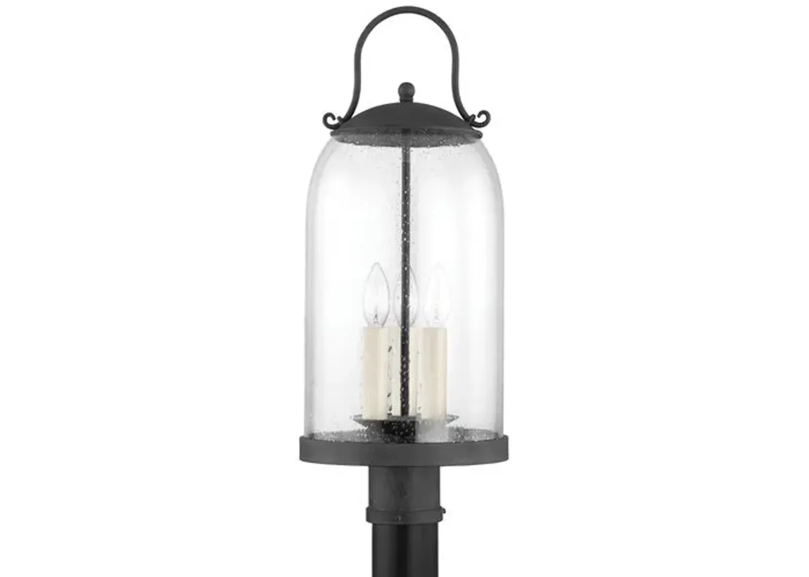 Napa County Outdoor Post - French Iron - Black