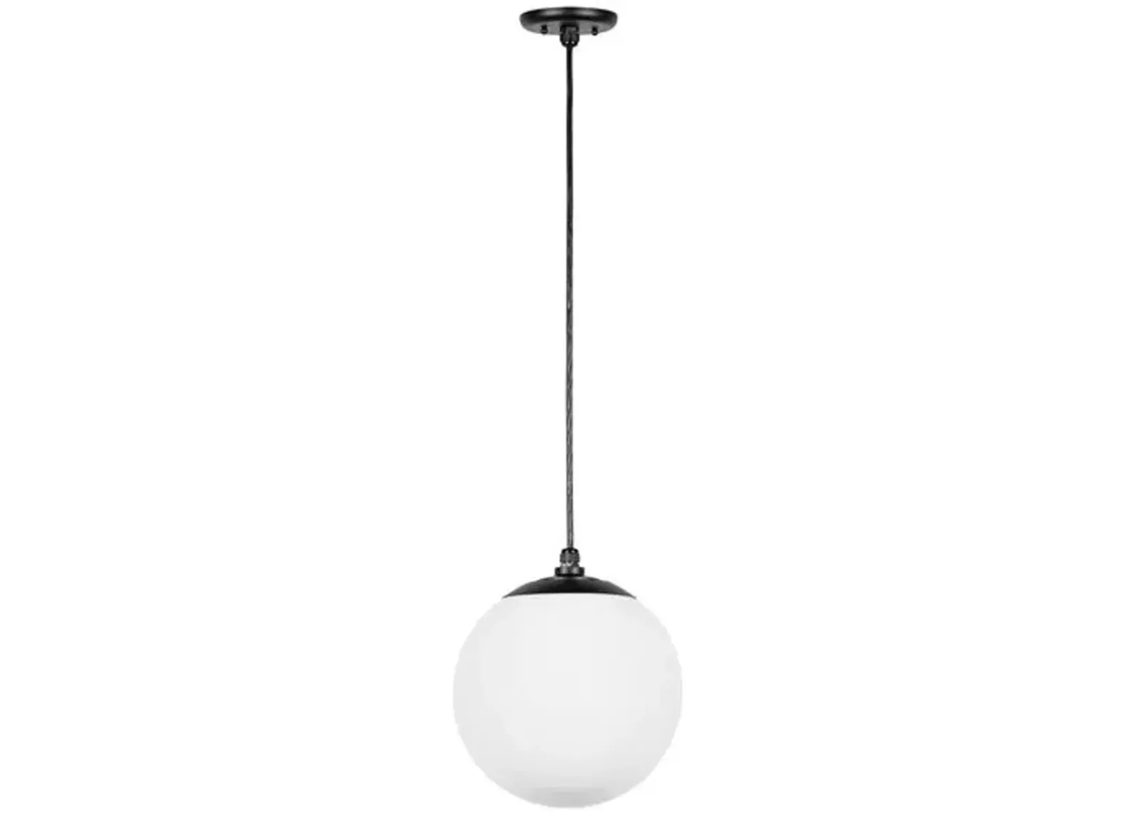 Luca Globe Pendant - Matte Black