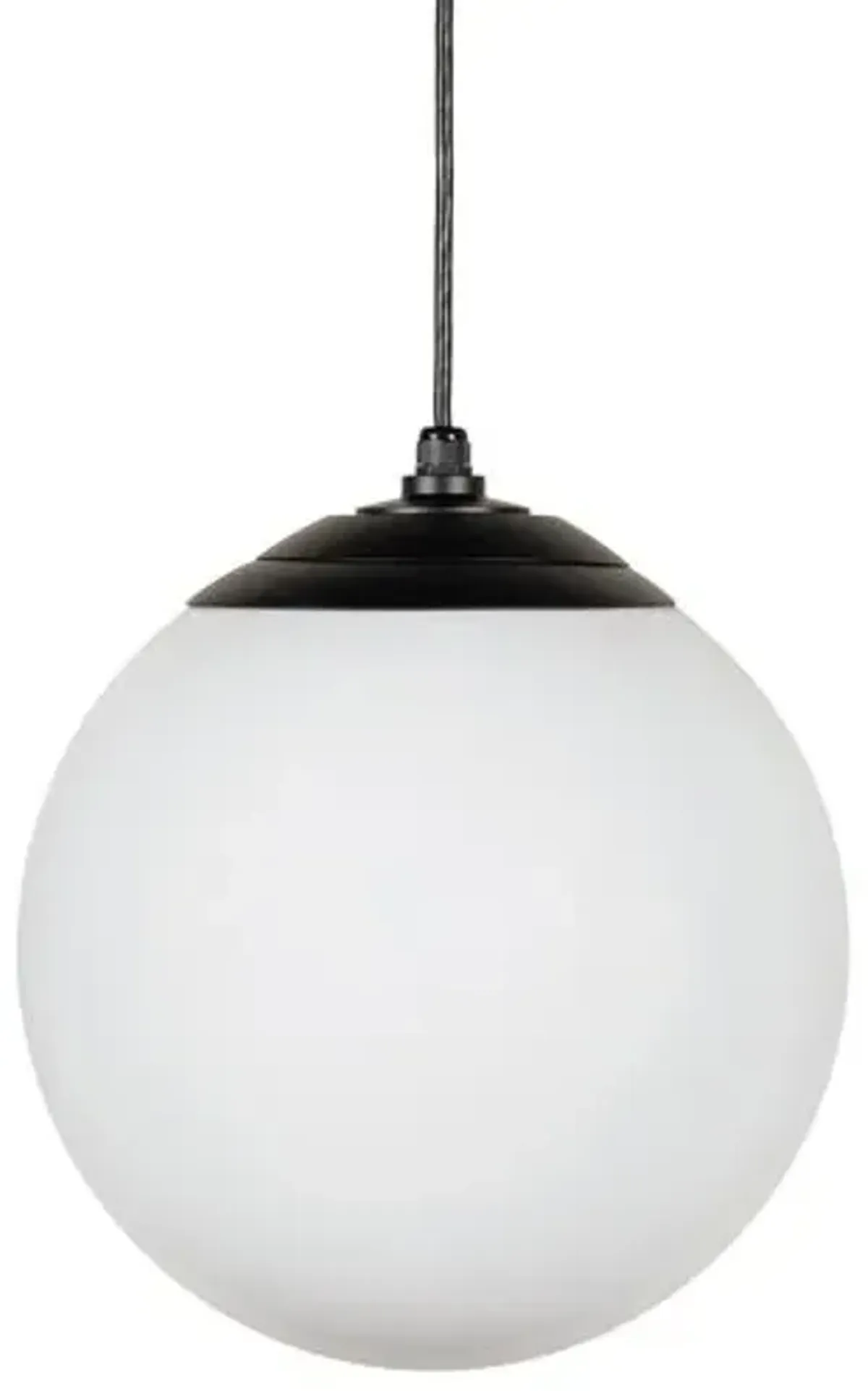 Luca Globe Pendant - Matte Black