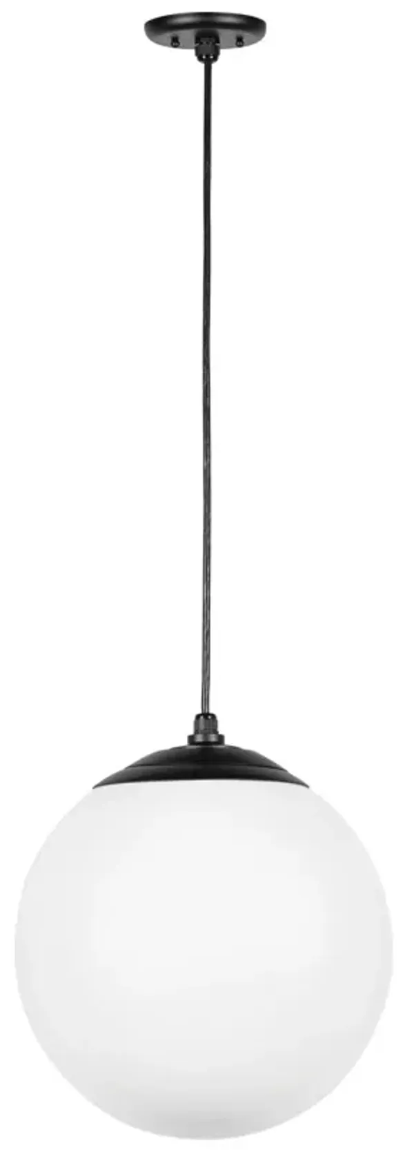 Luca Globe Pendant - Matte Black