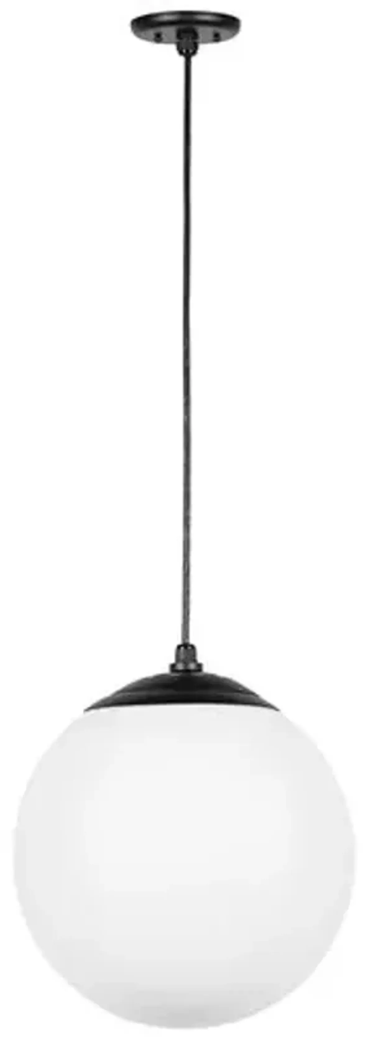 Luca Globe Pendant - Matte Black