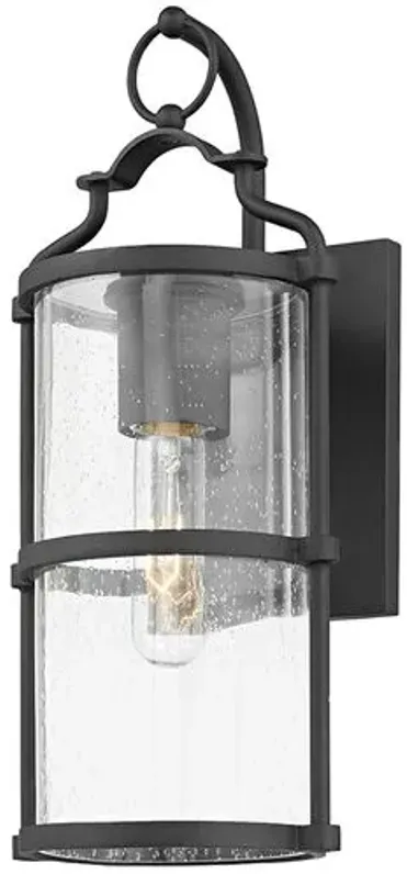 Baker Outdoor Wall Sconce - Textured Black