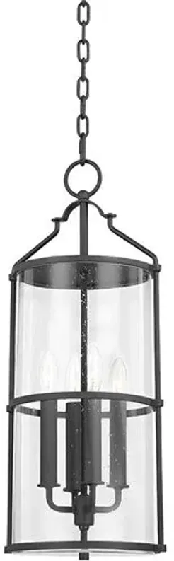 Baker Outdoor Lantern - Textured Black