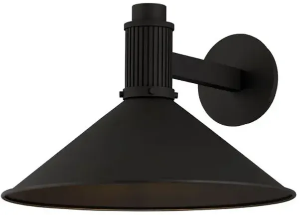 Eddie Outdoor Wall Sconce - Textured Black