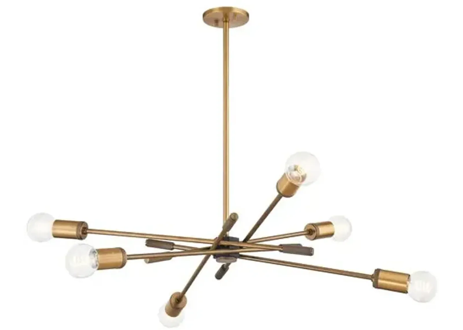 Carson Chandelier - Patina Brass - Gold