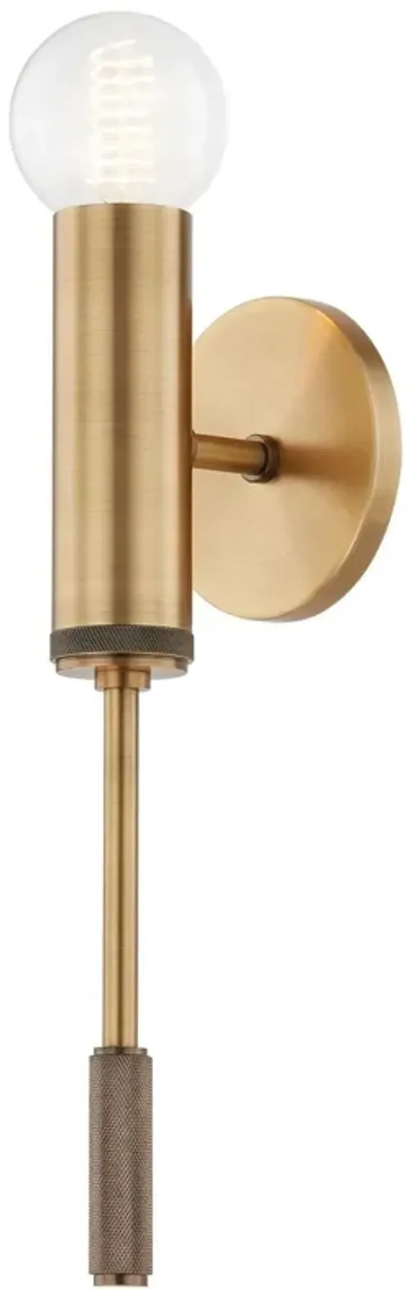Carson Wall Sconce - Patina Brass - Gold