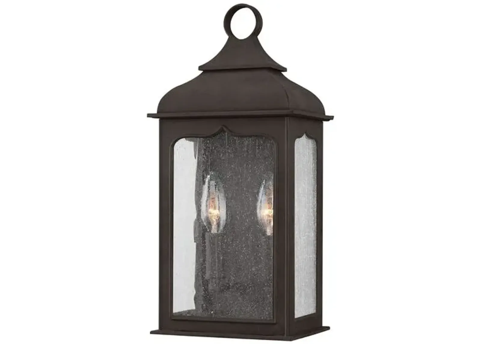 Hadley Outdoor Wall Sconce - Textured Bronze - Black