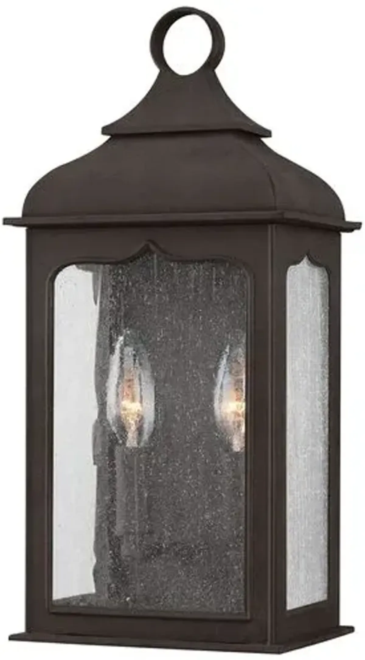 Hadley Outdoor Wall Sconce - Textured Bronze - Black