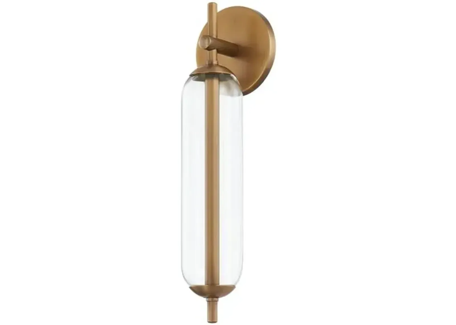 Bristol Outdoor Wall Sconce - Patina Brass - Gold