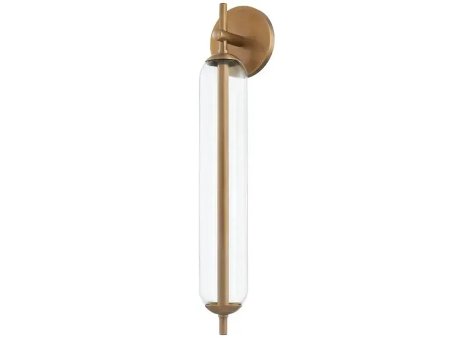 Bristol Outdoor Wall Sconce - Patina Brass - Gold