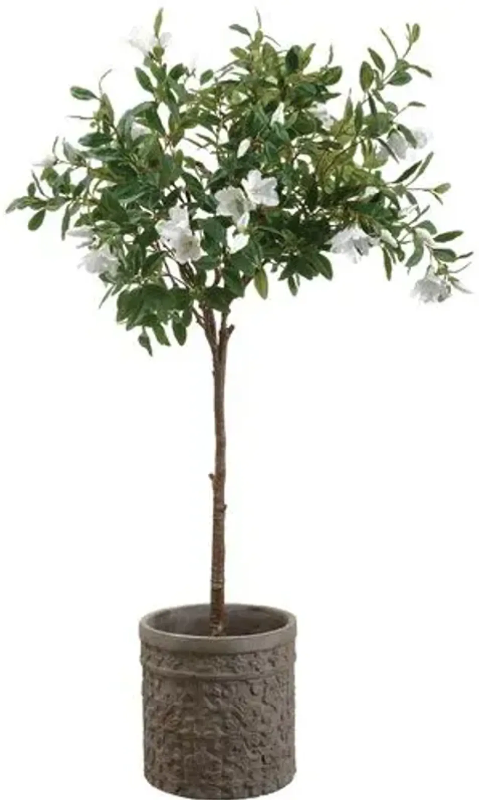 Azalea in Planter - Faux - Green - 53"