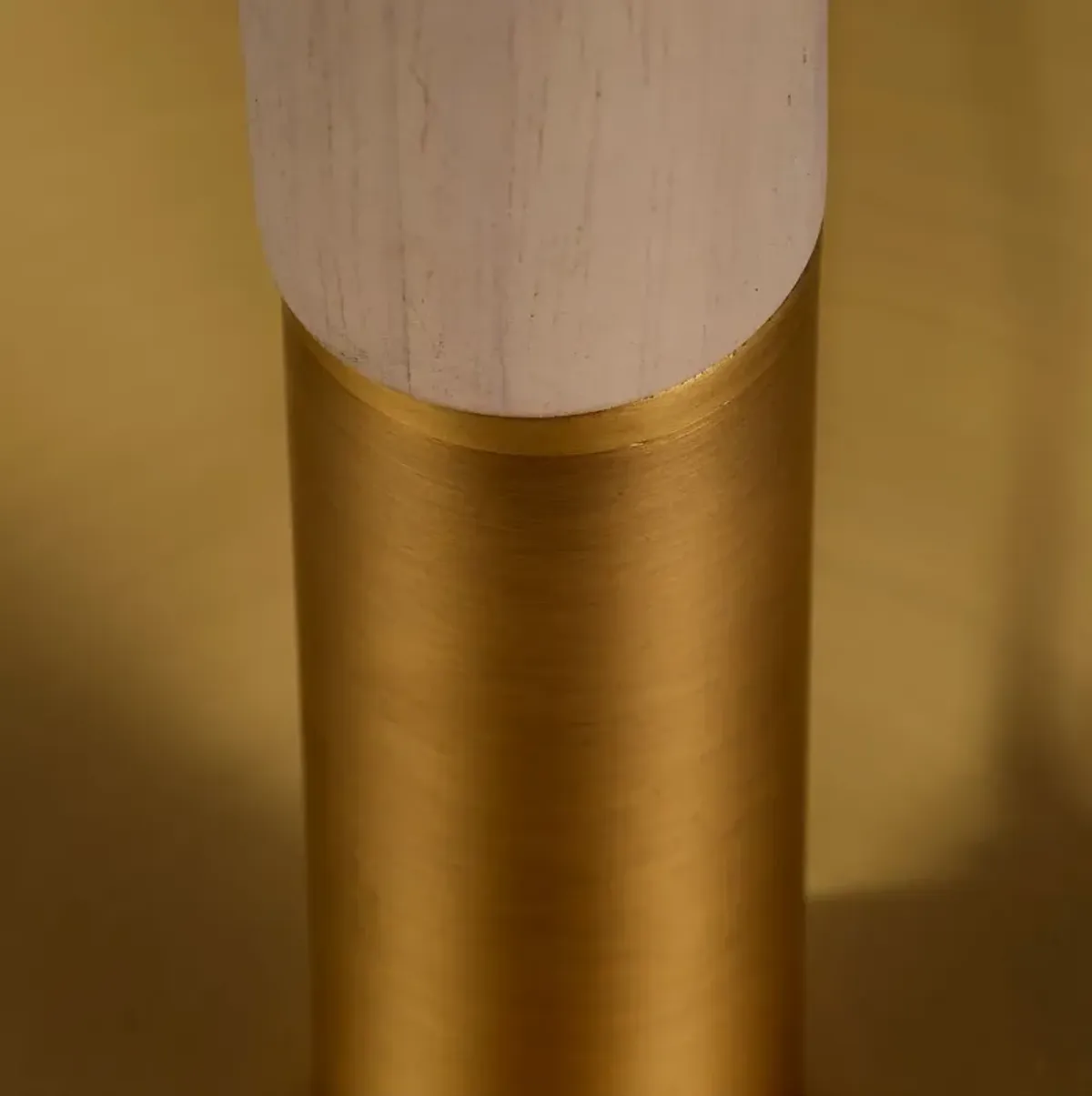 Merlin Dome Floor Lamp - Brass - Jamie Young Co.