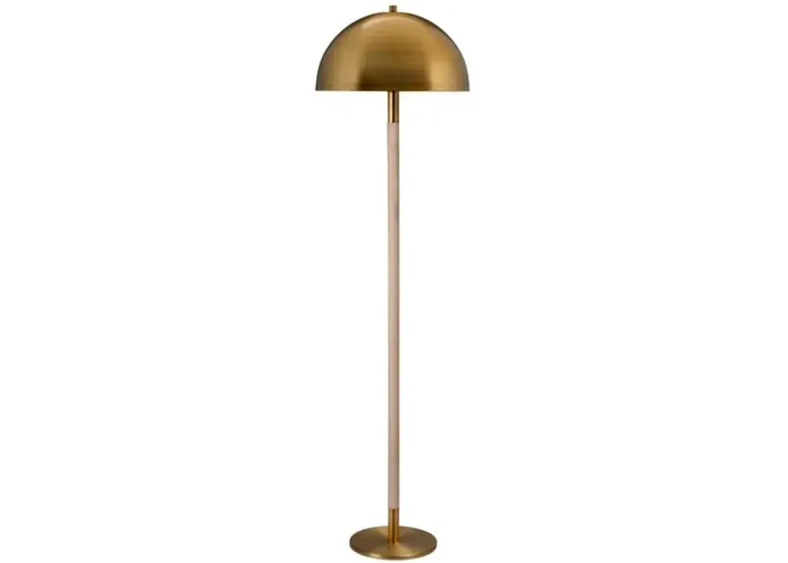 Merlin Floor Lamp - Brass - Jamie Young Co.