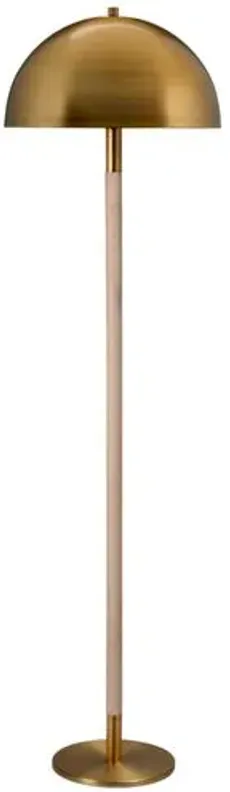 Merlin Floor Lamp - Brass - Jamie Young Co.